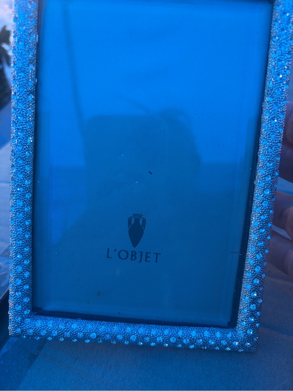 L'Objet Swarovski Beaded Photo Frame